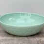Turquoise Triangle Patterned Pasta/Serving Bowl, 22cm, thumbnail 1 of 2