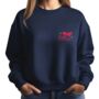 Personalised Santa Cocktail Graphic Christmas Jumper, thumbnail 2 of 3