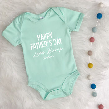 Happy Father's Day Love Bump Babygrow, 4 of 8