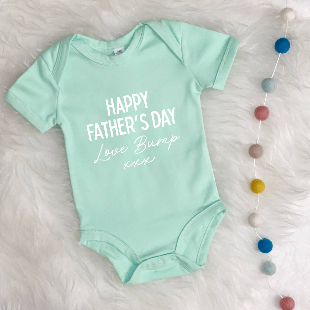 Father And Baby Xxx Video - Happy Father's Day Love Bump Babygrow By Lovetree Design |  notonthehighstreet.com
