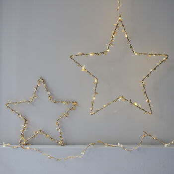 Metallic Leaf Star Light, 3 of 7