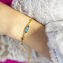 Star Chain Bracelet With Birthstone Detail, thumbnail 5 of 12