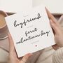 Our First Valentines Card For Boyfriend, thumbnail 1 of 7