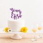 Personalised Two Words Or Name Cake Topper, thumbnail 1 of 5