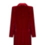 Vintage 1940's Style Red Velvet Party Coat, thumbnail 3 of 3