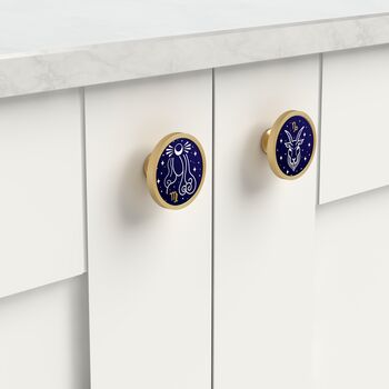 12 Constellations Star Sign Cabinet Knobs Cabinet Knobs For Cupboard Doors And Drawers, 4 of 9