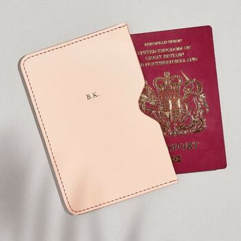 Personalised Leather Passport Holder, 4 of 8