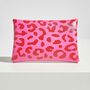 Personalised Fuchsia Leopard Leather Card + Coin Purse, thumbnail 4 of 6