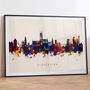 Gloucester Skyline Cityscape Art Print, thumbnail 6 of 12