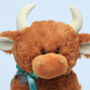 Large Scottish Highland Coo With Happy Easter Heart, thumbnail 4 of 4