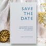 Minimalist Save The Date Cards And Envelopes Set Of 10, thumbnail 5 of 5