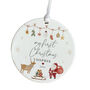 First Christmas Ceramic Ornament Keepsake Decoration Gift, thumbnail 2 of 7