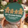 Personalised Gingerbread Family Christmas Tin, thumbnail 3 of 3