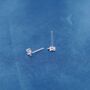 Tiny Star 925 Sterling Silver Stud Earrings, Dainty, Minimalistic, thumbnail 5 of 9