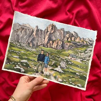 Personalised 'Special Place' Watercolour Illustration, 9 of 11