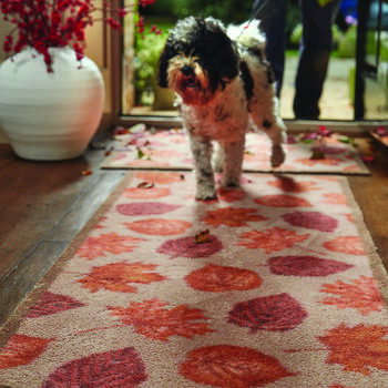 Hug Rug Washable Autumn Leaves Mat, 3 of 5