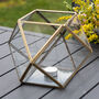 Recycled Metal Hexagonal Candle Holders, thumbnail 1 of 6