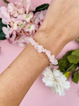 Rose Quartz Crystal Healing Bracelet, 5 of 7