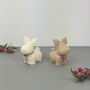 Christmas Reindeer Candle And Christmas Decoration, thumbnail 9 of 12