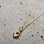 9ct Gold Mini Hamsa Hand Necklace, thumbnail 4 of 6