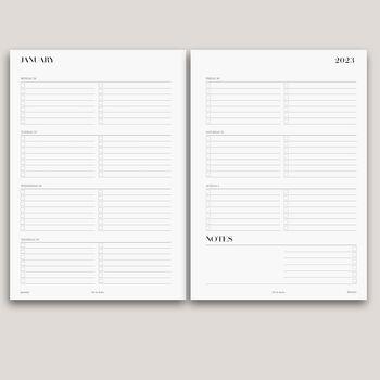 Dated Planner Inserts For Ring Binders/Planners, 5 of 11