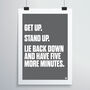 Get Up Stand Up Print, thumbnail 2 of 4