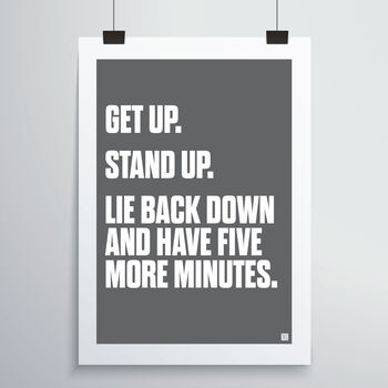 Get Up Stand Up Print, 2 of 4