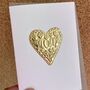 Personalised Gold Foil Heart Mum Birthday Card, thumbnail 10 of 12