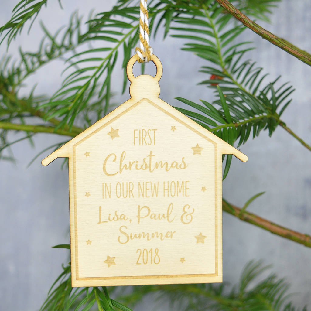 New Home Christmas Keepsake Card By Pink and Turquoise ...