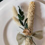 Dried Flower Place Settings 'Gold Rose', thumbnail 3 of 5
