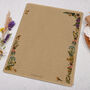 A4 Kraft Letter Writing Paper With Meadow Flowers, thumbnail 3 of 4