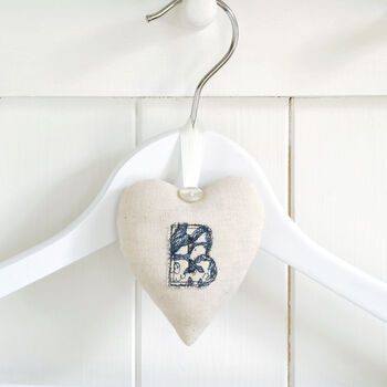 Personalised Initial Hanging Heart Birthday Gift For Her, Any Age, 6 of 12