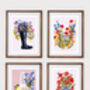 Riding Boot Bouquet Eco Print. One Print = One Tree, thumbnail 5 of 6