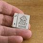 First Home Pewter Keepsake Gift Mini Folding Card, thumbnail 6 of 6