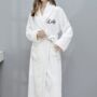 Personalised Embroidered Robe Dressing Gown, thumbnail 2 of 4