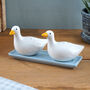 Bramble Farm Duck Salt And Pepper Shakers In Gift Box | Farm Yard Animals | Country Kitchen Decor | Tableware | Cruet Set, thumbnail 1 of 6