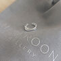 Sterling Silver Cross Over Earring Cuff, thumbnail 1 of 5