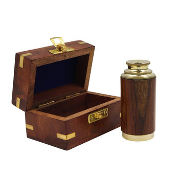 Personalised The Westminster Brass And Wood Telescope, 4 of 8