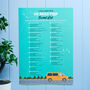 Personalised Road Trip Bucket List Poster, thumbnail 3 of 4