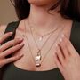 Satellite Chain Letter Necklace, thumbnail 4 of 10