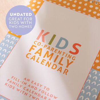 Undated Kids Co Parenting Calendar | A4, 4 of 7