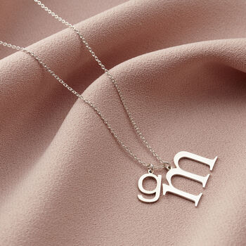 Mummy And Baby Letter Initial Necklace, 4 of 7