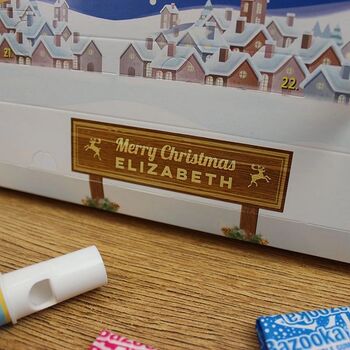 Personalised Retro Sweets Advent Calendar, 2 of 3