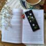 Linen Bookmark With Hand Embroidered Wild Daisy, thumbnail 8 of 11