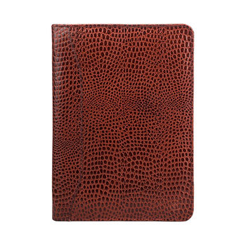 Luxury Leather A4 Conference Folder.'The Dimaro Croco', 2 of 9