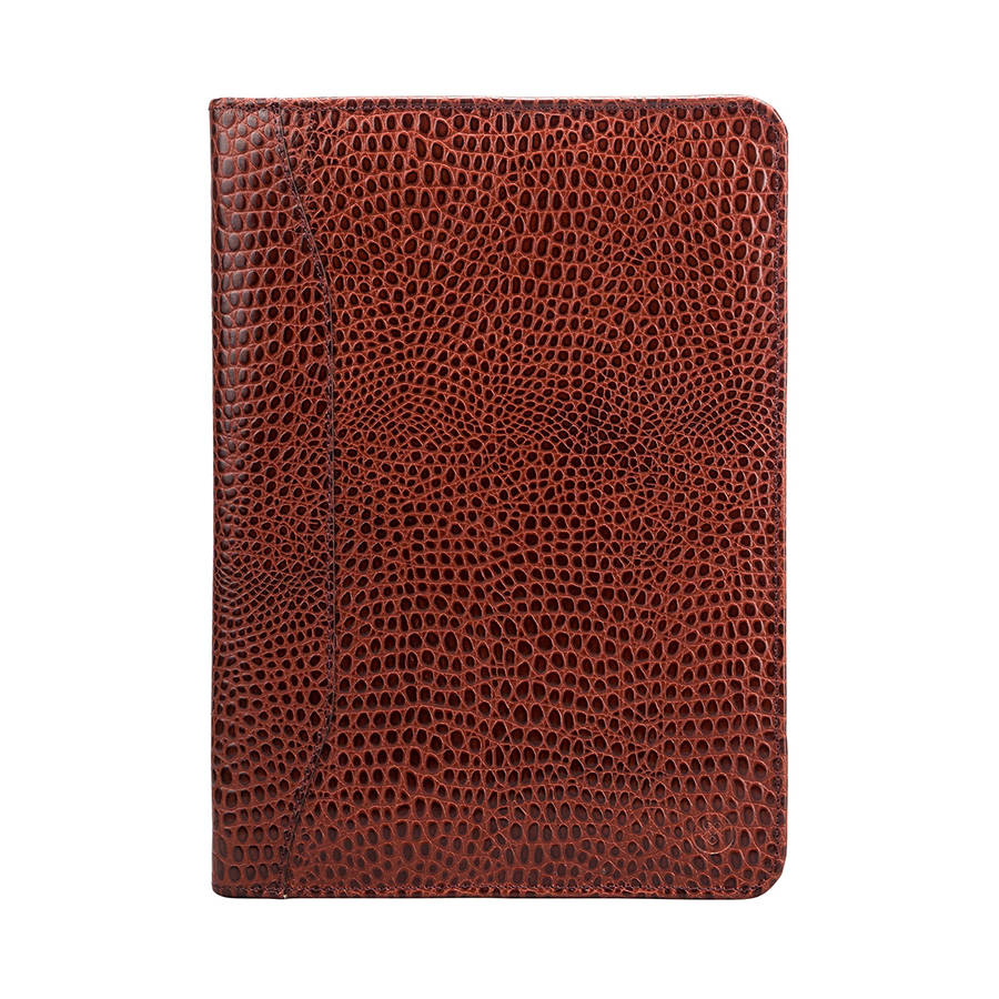 Download luxury leather a4 conference folder.'the dimaro croco' by ...