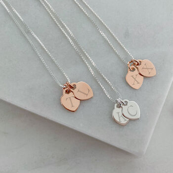 Personalised Heart Initial Necklace, 4 of 10