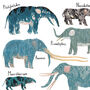 Prehistoric Elephants Print, thumbnail 10 of 10