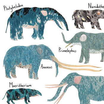 Prehistoric Elephants Print, 10 of 10