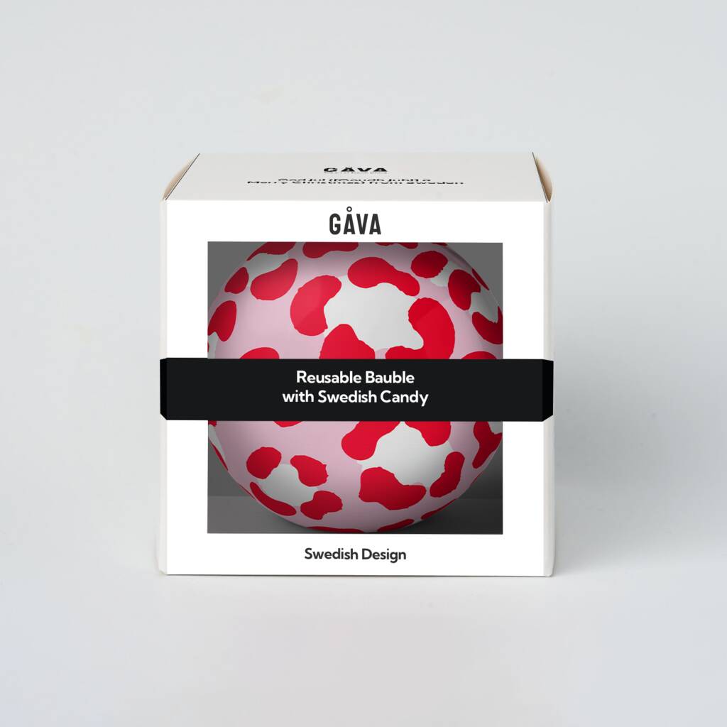 Oversized Swedish Kalle Bauble Packed With 500g Of Swedish Candy Or 40 Chocolate Truffles, 1 of 4